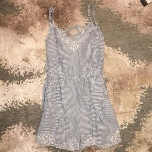 Urban outfitters stripped romper